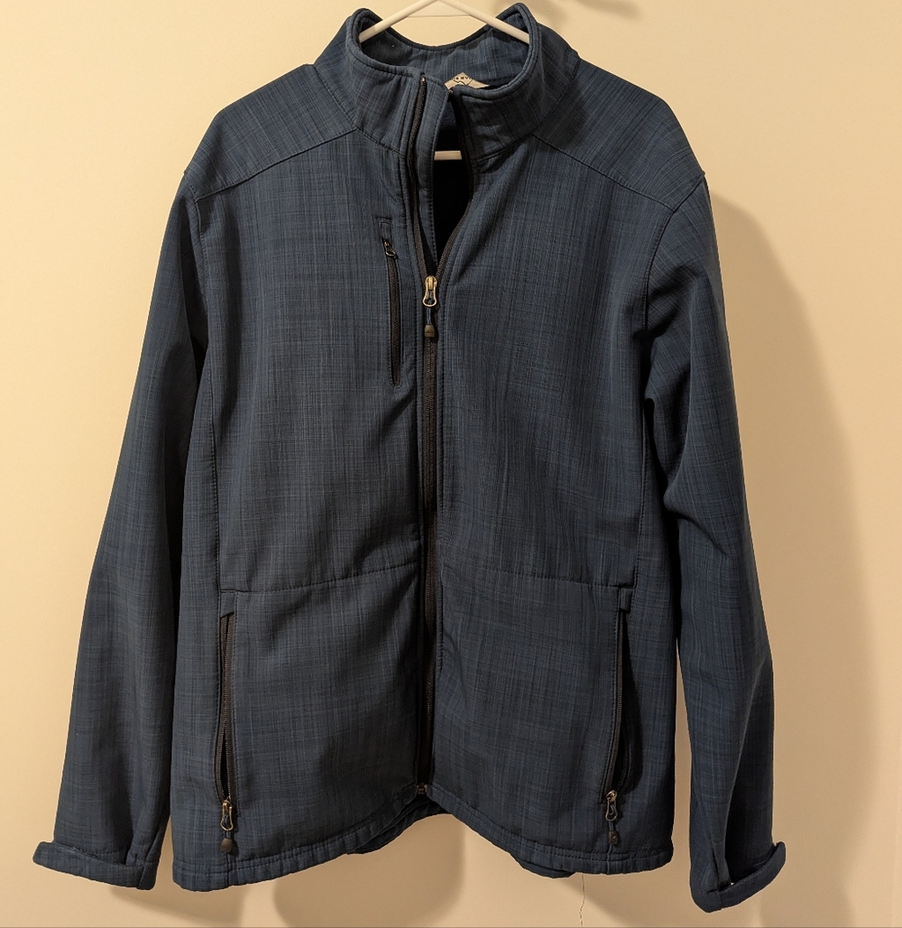 Eddie Bauer Soft Shell Jacket Blue XL